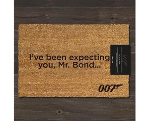 James Bond 007 &quotI've Been Expecting You Mr. Bond..." Door Mat