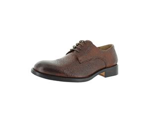 Kenneth Cole New York Mens Keep A Secret Leather Pebbled Oxfords