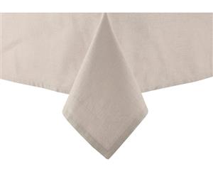 Ladelle Base Linen Look Tablecloth 1.5mx3m Taupe