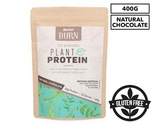 Maxine's Burn Plant Protein Natural Chocolate 400g