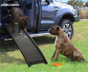 Paws & Claws Folding Dog Car Ramp Ultra Light Suvs Vans Portable