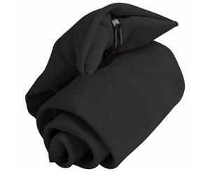 Premier Tie - Mens Plain Workwear Clip On Tie (Pack Of 2) (Black) - RW6936