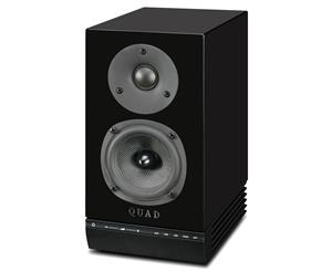 Quad 9AS Active Studio Monitors Bookshelf Speakers - Gloss Black