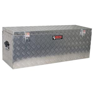 Rhino 1110 x 370 x 410mm Aluminium Checkerplate Tool Box