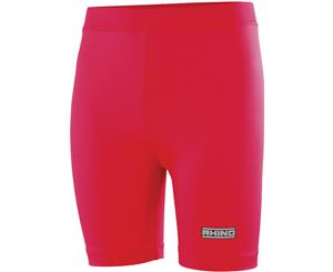 Rhino Boys Lightweight Quick Drying Sporty Baselayer Shorts - Red