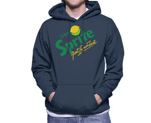 Sprite Retro 80s Logo Men's Hooded Sweatshirt - Navy Blue