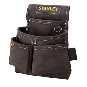 Stanley Tool Leather Double Nail Pocket Pouch STST180116