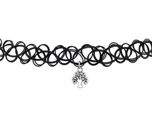 Sterling Silver Celtic Tree Of Life Choker Necklace