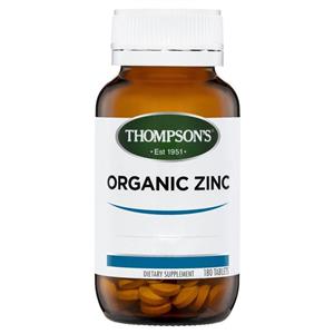 Thompson's Organic Zinc 180 Tablets