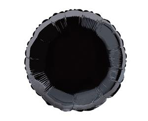 Unique Party 18 Inch Round Foil Balloon (Black) - SG4981