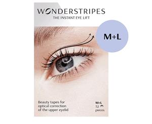 WONDERSTRIPES (M+L) Beauty Patches orginal upper eyelid lifting tape 32 + 20 patches