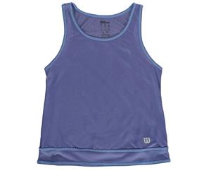 Wilson Girls Mesh Tank Top Junior - Marlin