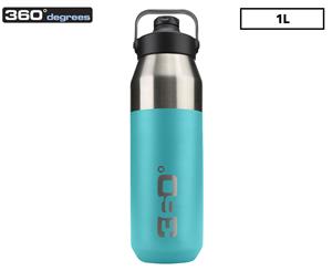 360 Degrees Sip Cap Vacuum Insulated Bottle 1L - Teal