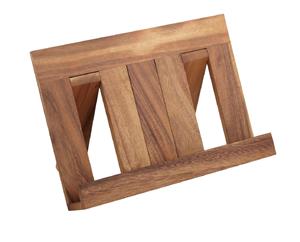 Acacia Wood Recipe Book Holder Vertical