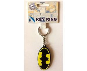 Batman DC Comics Rubber Logo Keyring