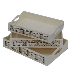 Boyle Plywood Nursery Trays Set of 3