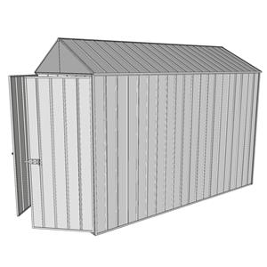 Build-a-Shed 1.5 x 3.0 x 2.3m Double Hinged Door Gable Shed - Zinc