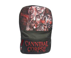 Cannibal Corpse Backpack Bag Stabhead Band Logo Official - Black