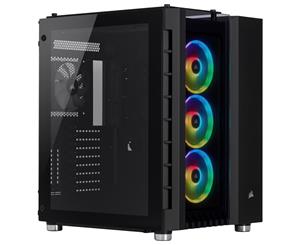 Corsair Crystal Series 680X RGB High Airflow Tempered Glass ATX Smart Case Black - CC-9011168-WW