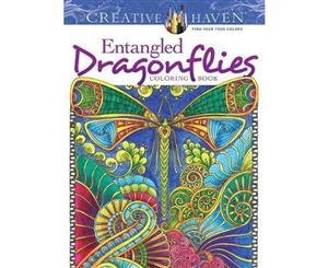 Creative Haven Coloring Book  Entangled Dragonflies