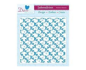 Die'sire Embossalicious Embossing Folders 6X6 Inches - Mistletoe Moments