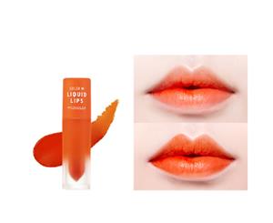 Etude House Color In Liquid Lips Mousse - OR202 Soft Liquid Lipstick Tint Stain