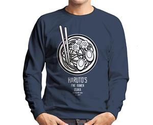 Harutos Fine Ramen Bowl Men's Sweatshirt - Navy Blue