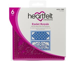 Heartfelt Creations Cut & Emboss Dies Eyelet Royale 2.25in To 6in