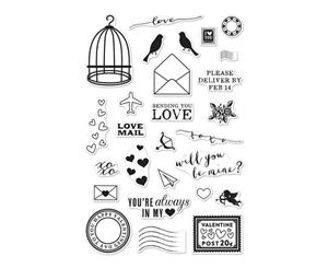 Hero Arts Clear Stamps 4 inch X6 inch Love Notes