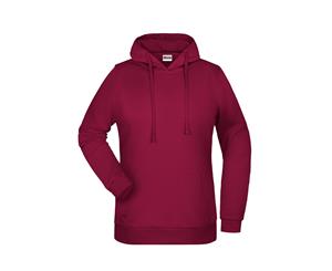 James And Nicholson Womens/Ladies Basic Hoodie (Wine) - FU964