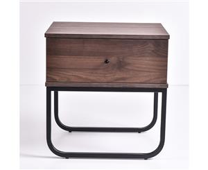 Mitra Bedside Table (Columbia Walnut)