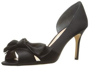 Nina Womens Forbes2 Leather Peep Toe D-orsay Pumps