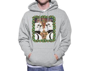 Original Stormtrooper Mistletoe Christmas Men's Hooded Sweatshirt - Heather Grey