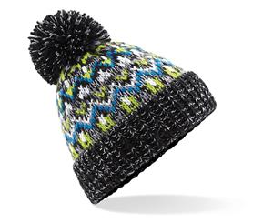 Outdoor Look Womens/Ladies Oban Warm Knitted PomPom Winter Beanie Hat - LiquoriceZing