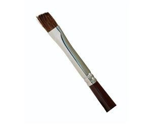 Rod Building Brush with 8mm Angled Head - 27cm Epoxy Sable Hair Brush