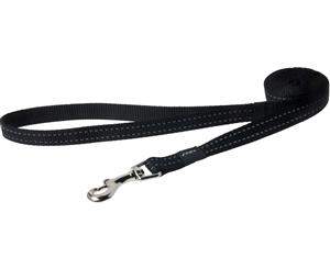 Rogz Utility Snake Medium Dog Lead Black