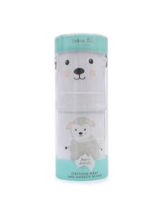 SHEEP SWADDLING STRECHIE & NOVELTY BEANIE SET