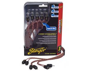 Stinger SI4617 6-Channel RCA Audio Signal Cable