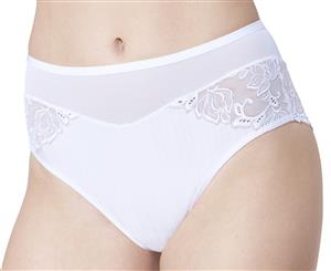 Triumph Women's Iris Florale Maxi Brief - White