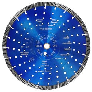 Unitec 350mm Segmented Diamond Blade for General Purpose Cutting - RAZORCUT