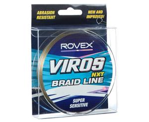 1 x Spool of Rovex Viros NXT Braided Fishing Line-Dark Green Fishing Braid [Length/Breaking Strain 270m Spool of 50lb]