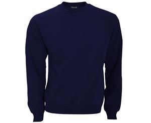 B&C Mens Crew Neck Sweatshirt Top (Anthracite) - BC1297