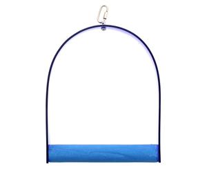 Bird Toy Swing Acrylic With Concrete Perch Large Ornament Cage Play Interactive