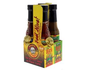 Blair's Mini 4 Pack Death Sauce Mild Strong Extreme Heat Cooking Perfect Gift