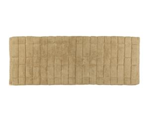 Bricks Cotton Bath Runner - Beige