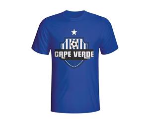 Cape Verde Country Logo T-shirt (blue)