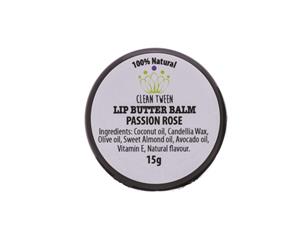 Clean Tween Lip Butter Balm 15gr - Passion Rose