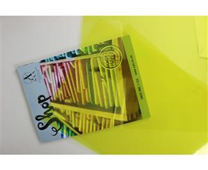 Coloured Acetate Yellow A3 Pack of 10