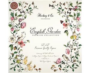 Craft Consortium Double-Sided Paper Pad 12&quotX12" 40/Pkg-English Garden