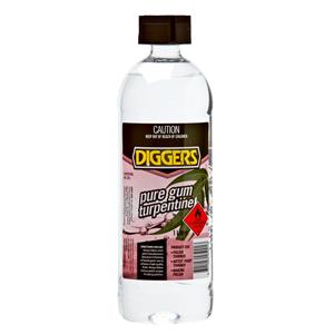 Diggers 1L Pure Gum Turpentine